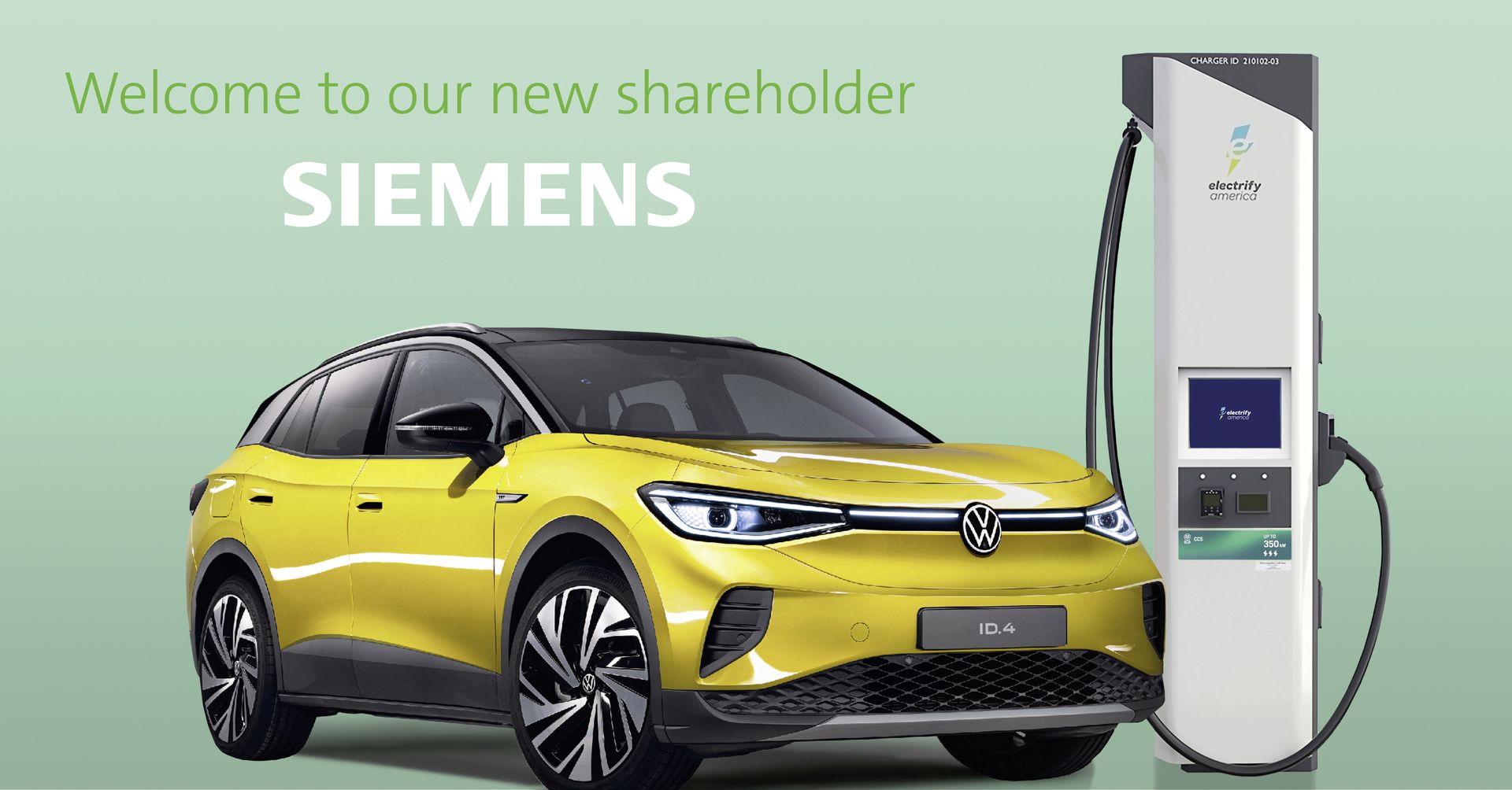 Volkswagen And Siemens Invest $450 Million In Electrify America