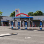 Electrify America fast chargers at TravelCenters of America