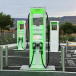 An Electrify America fast charging station. electrify america confirms nacs.
