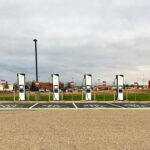 Electrify America's first EV charging station in North Dakota. Electrify America Installs Its First DC Fast-Charging Station in North Dakota