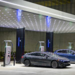 A glimpse of North America's first Mercedes-Benz charging hub in Sandy Springs, Georgia. Mercedes-Benz Launches Its First EV Charging Hub in North America