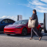 A Tesla V4 Supercharging station. (Source: Tesla) Tesla Closed Year 2024 With 3,600 New Supercharging Stalls in Q4