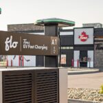 Tim Hortons and FLO partner on a plan to deploy electric vehicle fast chargers at 100 Tims restaurants across Canada by end of 2028 (source: FLO)