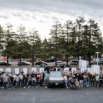 The first Tesla V4 Supercharging power electronics cabinet installed in Redwood City, California. Tesla V4 Supercharging (source: Tesla)