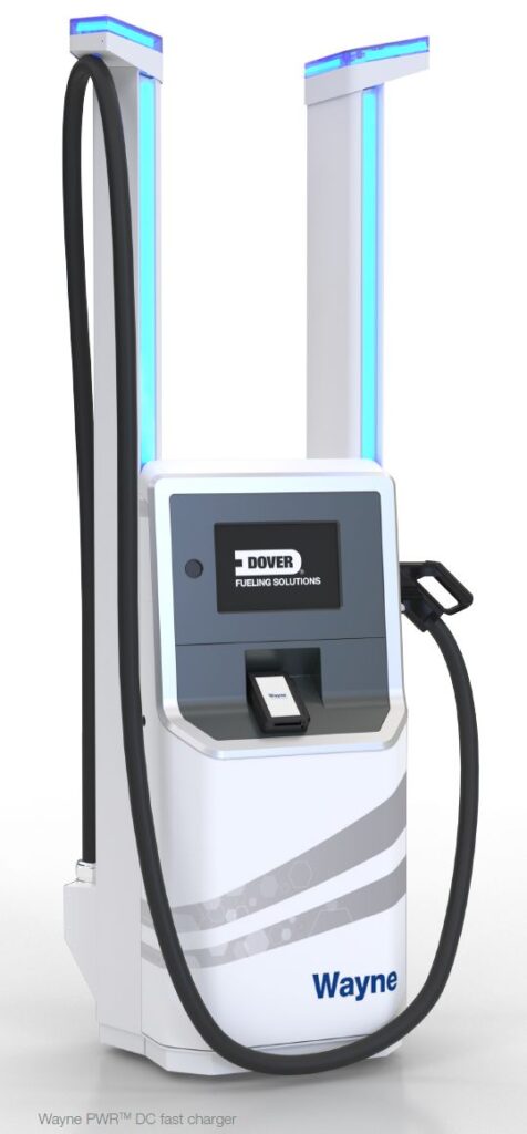 Dover Fueling Solutions' Wayne PWR DC fast charger. (Source: Dover Fueling Solutions)