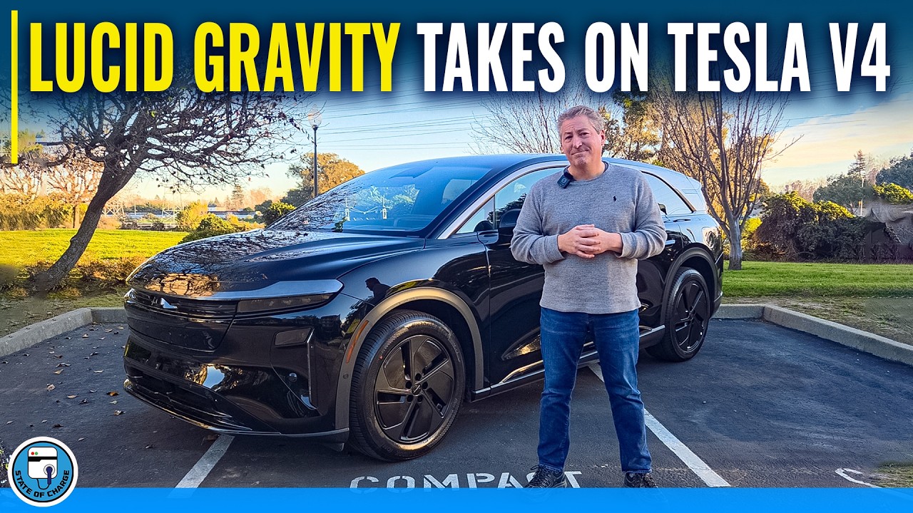 2026 Lucid Gravity GT DC Fast-Charging Analysis: 419 kW at 500-kW Tesla V4 Supercharger