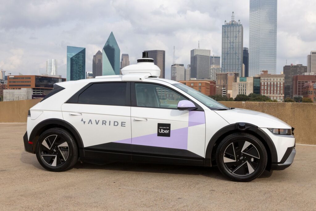 Uber and Avride's Robotaxi rides in Dallas (Image credit: Uber)
